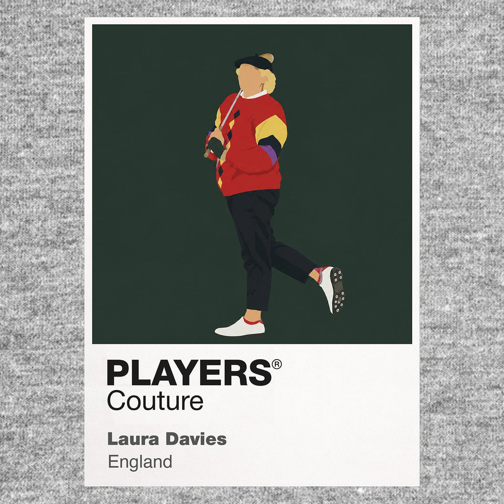 Laura Davies Golf Icon Frame Men's Polo Shirt