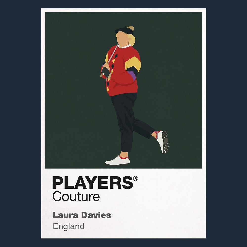 Laura Davies Golf Icon Frame Men's Polo Shirt