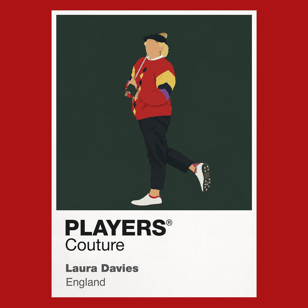Laura Davies Golf Icon Frame Men's Polo Shirt