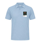 Laura Davies Golf Icon Frame Men's Polo Shirt - Light Blue