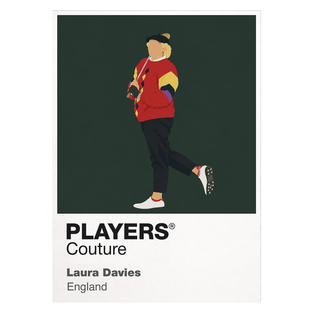 Laura Davies Golf Icon Frame Men's Hoodie