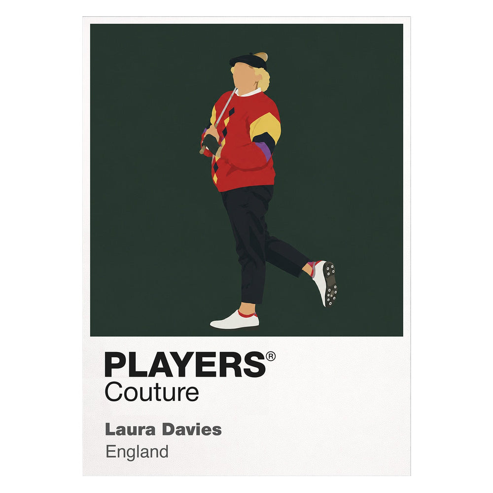Laura Davies Golf Icon Frame Men's Polo Shirt