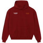 Laurent Robert hoodie – red men's hoodie featuring the Laurent Robert Players Couture logo