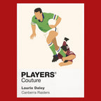 Laurie Daley Canberra Raiders rugby league T-shirt red