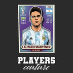 Lautaro Martinez World Cup Sticker Men's Hoodie – lautaro martinez black Players Couture design