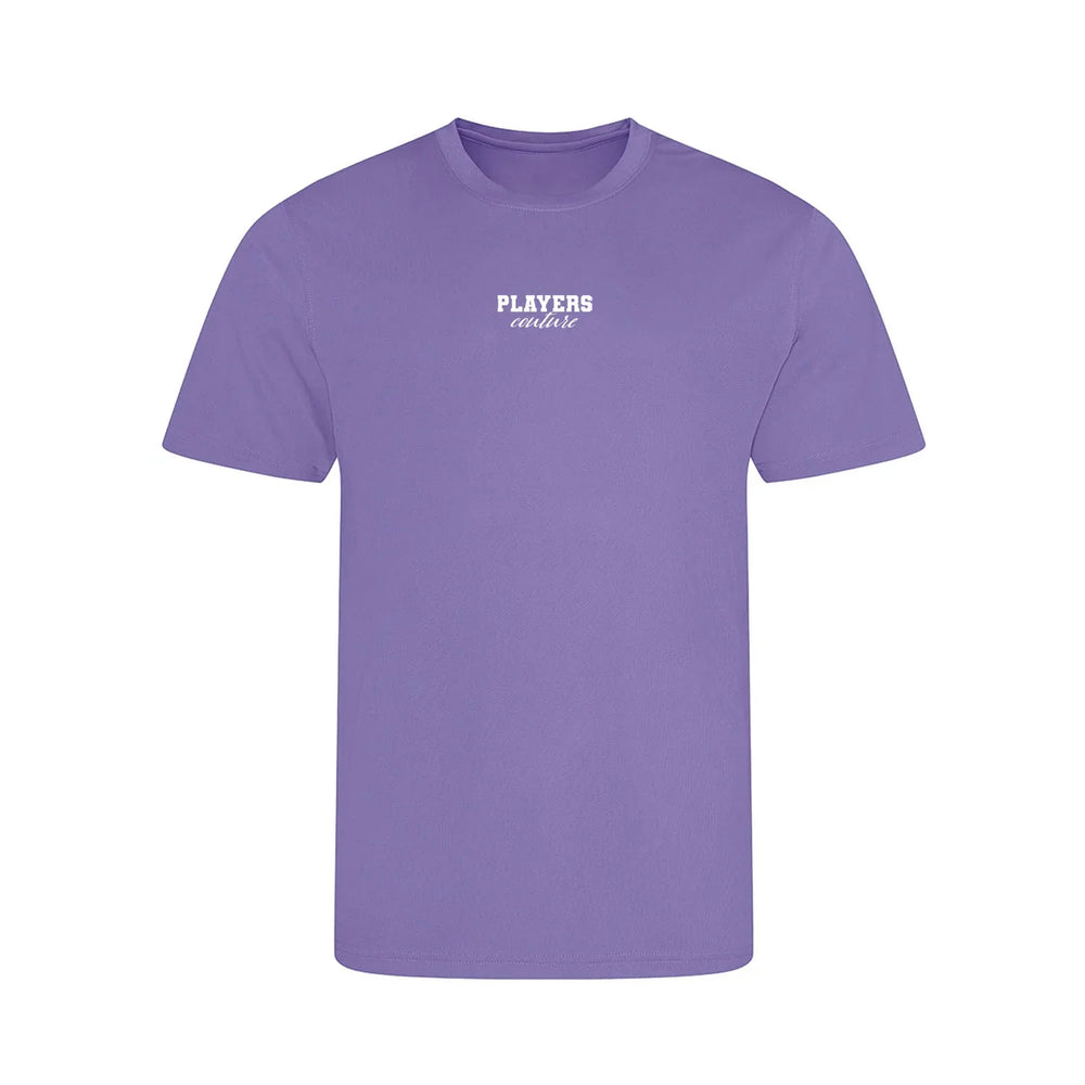 Essentials Collection t-shirt – white kids' t-shirt with black Essentials Collection letters and Players Couture logo on the