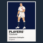 Lawrence Dallaglio Rugby Union Icon Frame Men's T-Shirt – image 8