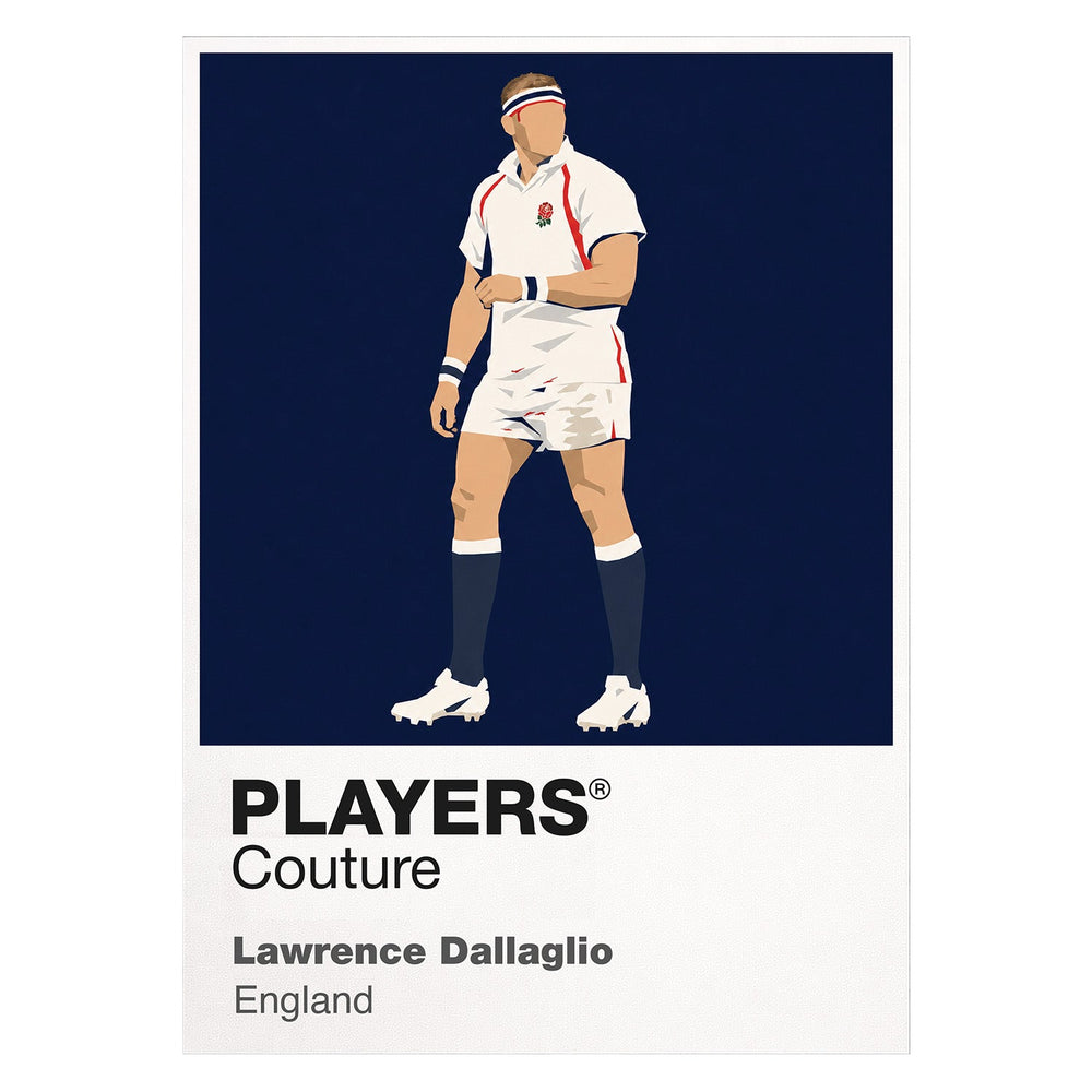 Lawrence Dallaglio Rugby Union Icon Frame Men's T-Shirt – image 1