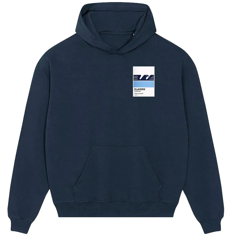 Lazio hoodie – navy men's hoodie featuring the Lazio Players Couture logo