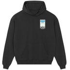 Lazio Monopoly Card hoodie – grey men's hoodie with black Lazio Monopoly Card letters and Players Couture logo on the chest
