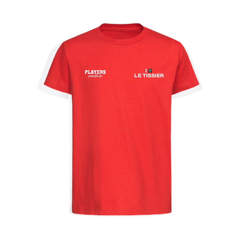 Matt Le Tissier Logo Players Couture Kids T-Shirt Red
