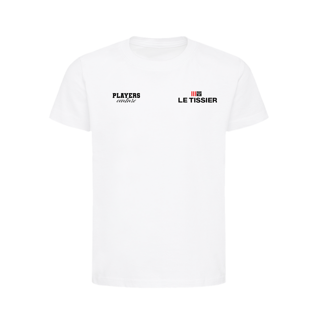 Matt Le Tissier Logo Players Couture Kids T-Shirt White