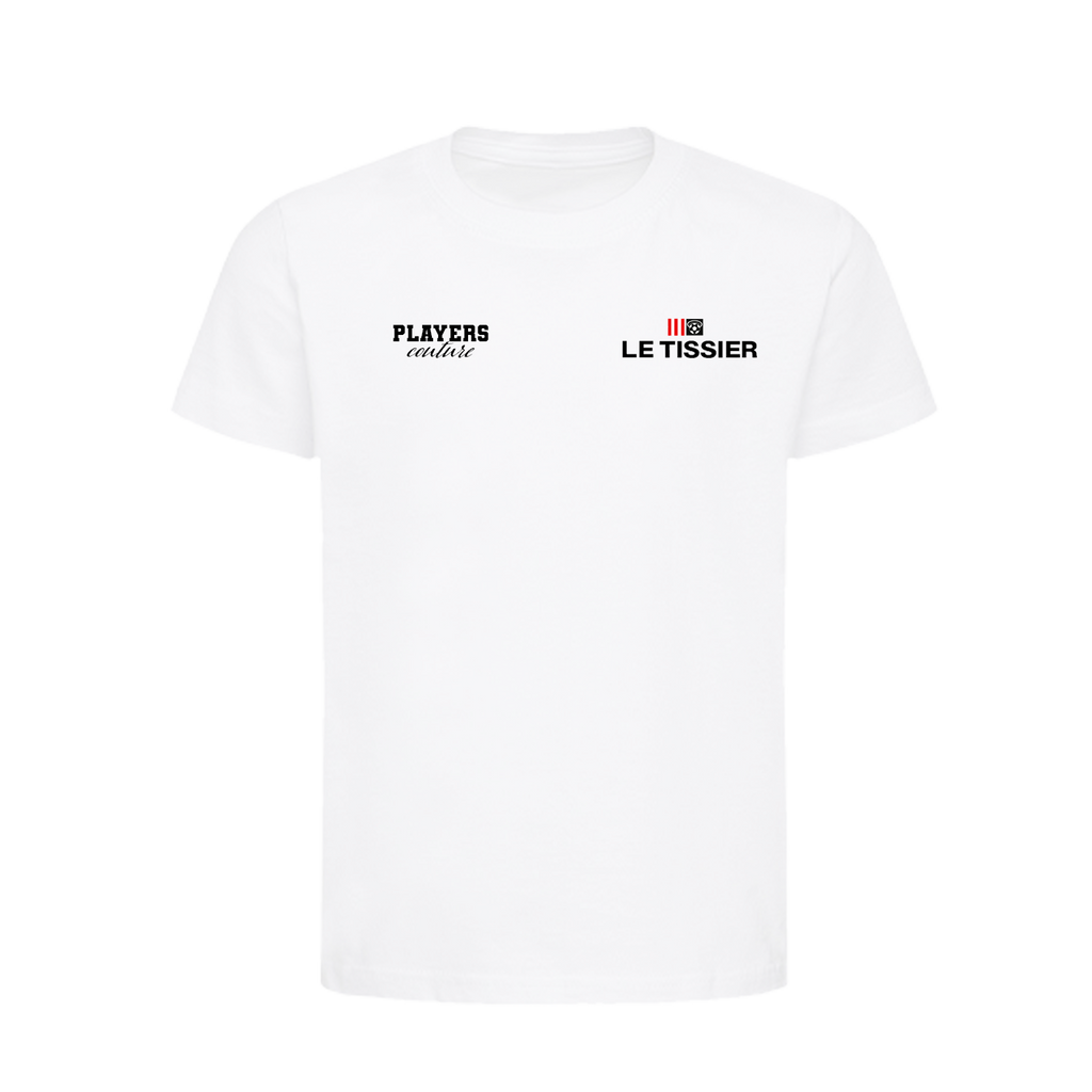 Matt Le Tissier Logo Players Couture Kids T-Shirt White