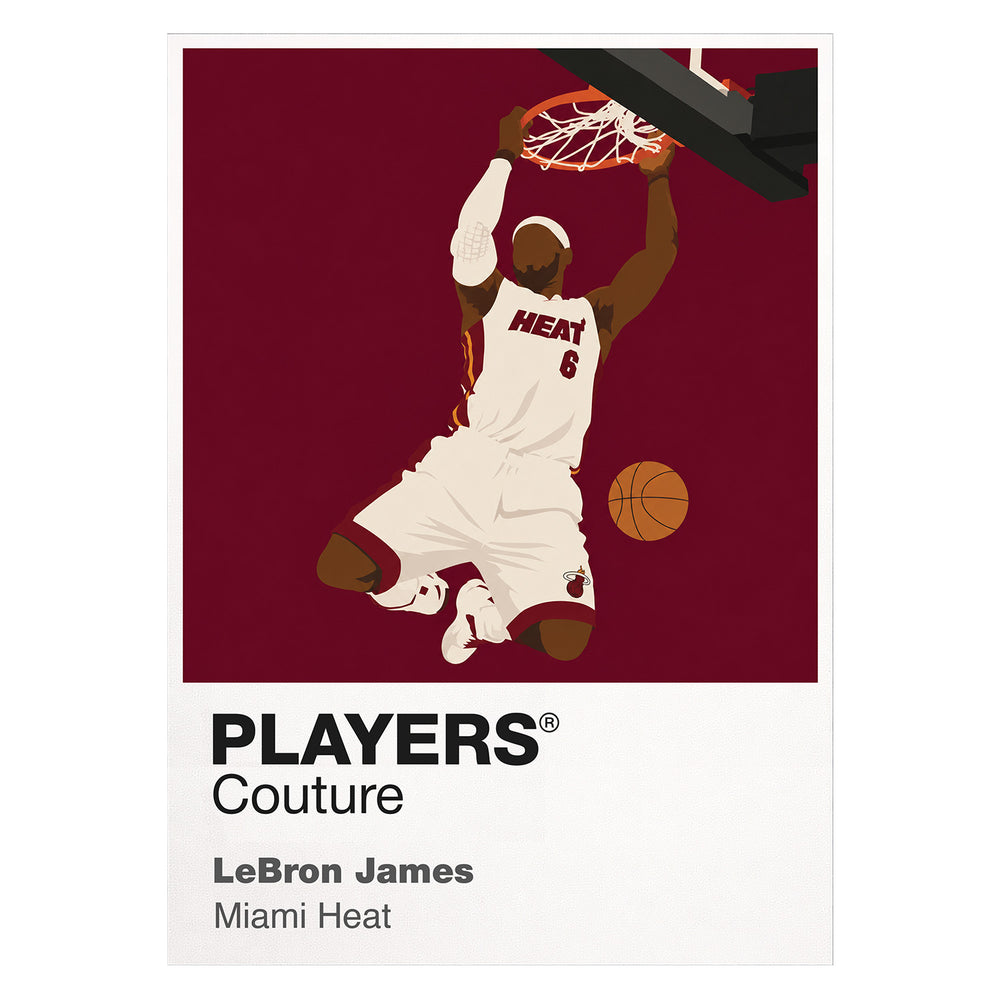 LeBron James Heat Basketball Icon Frame - Icon Design