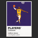 LeBron James Lakers Basketball Icon Frame Men's Hoodie