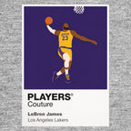LeBron James Lakers Basketball Icon Frame Men's Hoodie