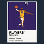 LeBron James Lakers Basketball Icon Frame Men's Hoodie