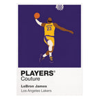 LeBron James Lakers Basketball Icon Frame Men's Hoodie