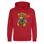 Lebron James Leopard Logo Players Couture Kids Hoodie Red