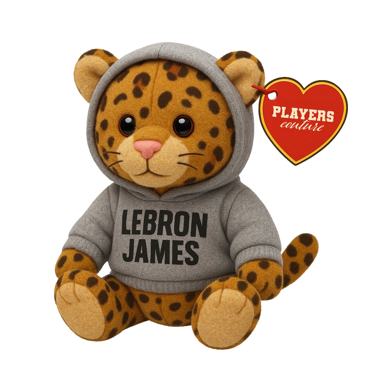 Lebron James Leopard Logo Players Couture Kids Hoodie
