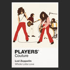 Led Zeppelin Led Zeppelin's four-member seventies stage presence and instrumental identity Icon Frame artwork in black