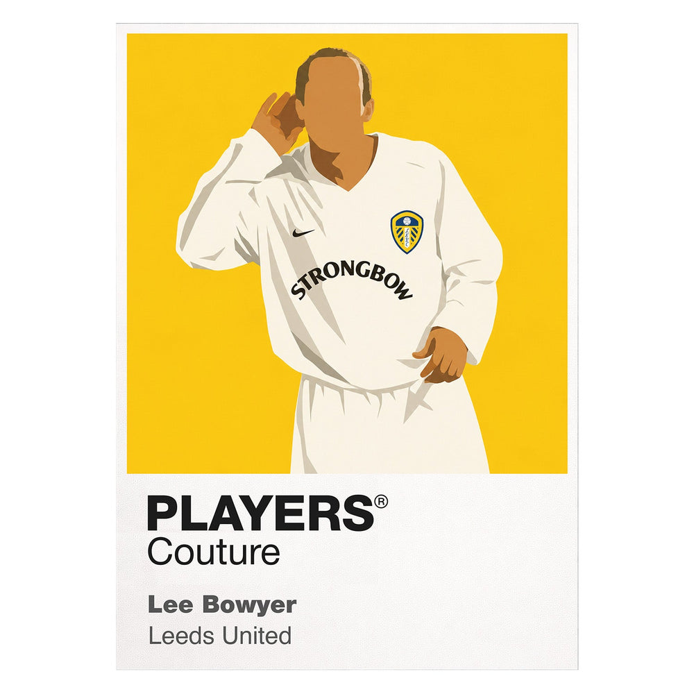 Lee Bowyer Leeds United Men's T-Shirt - White