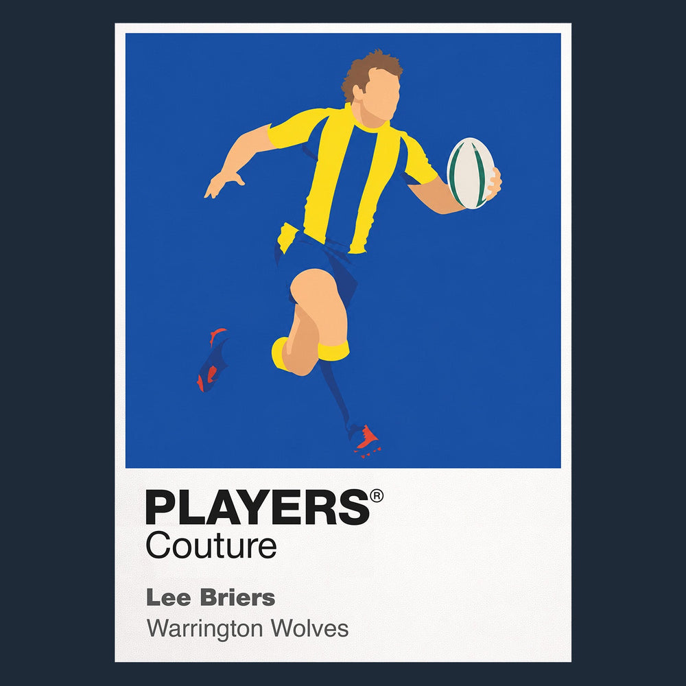 Lee Briers Warrington Wolves rugby league T-shirt navy