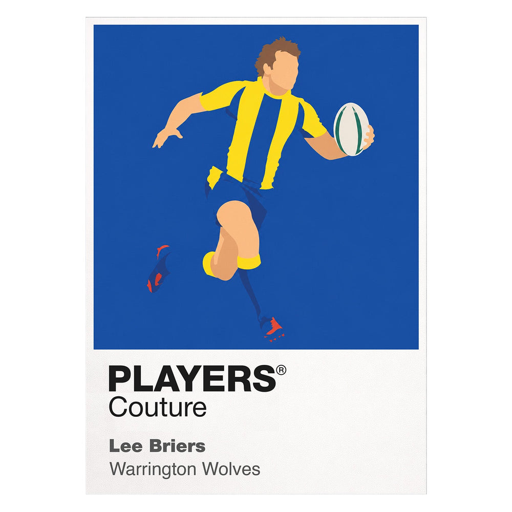 Lee Briers Warrington Wolves rugby league T-shirt white