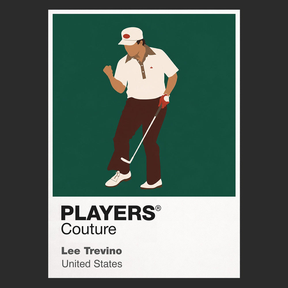 Lee Trevino Golf Icon Frame Men's Polo Shirt