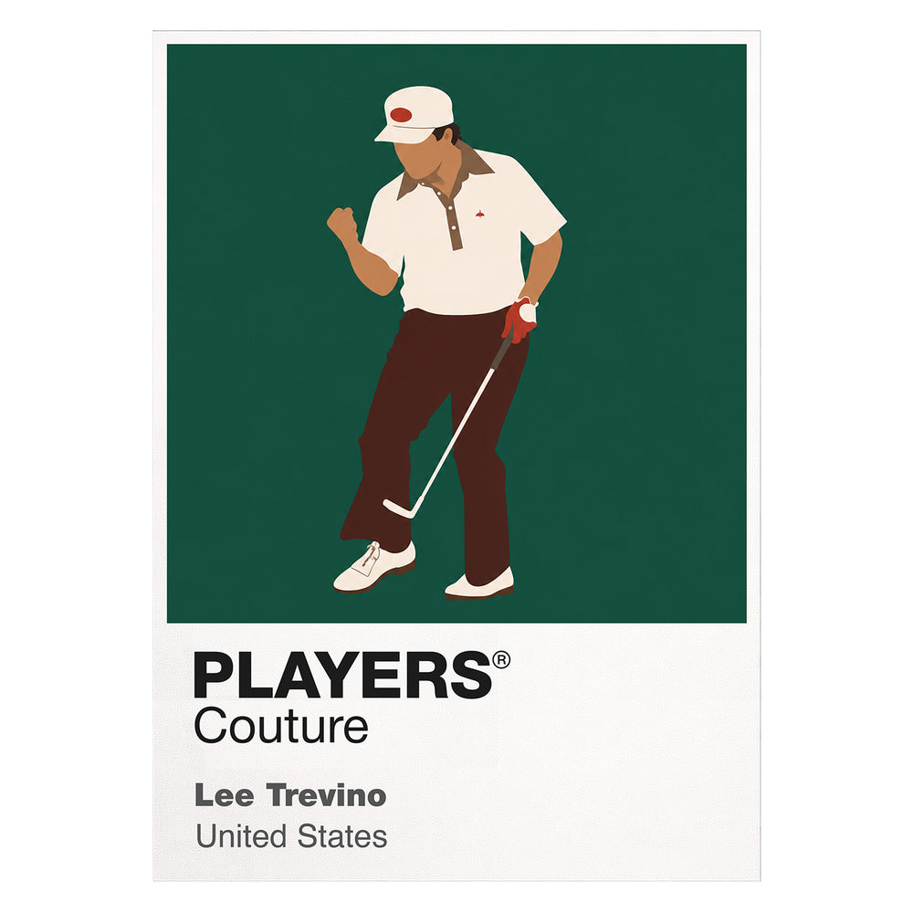 Lee Trevino Golf Icon Frame Men's Hoodie