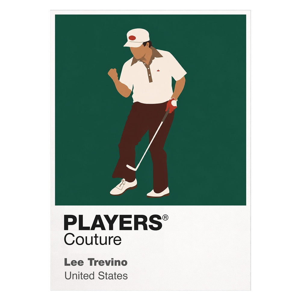 Lee Trevino Golf Icon Frame Men's Polo Shirt