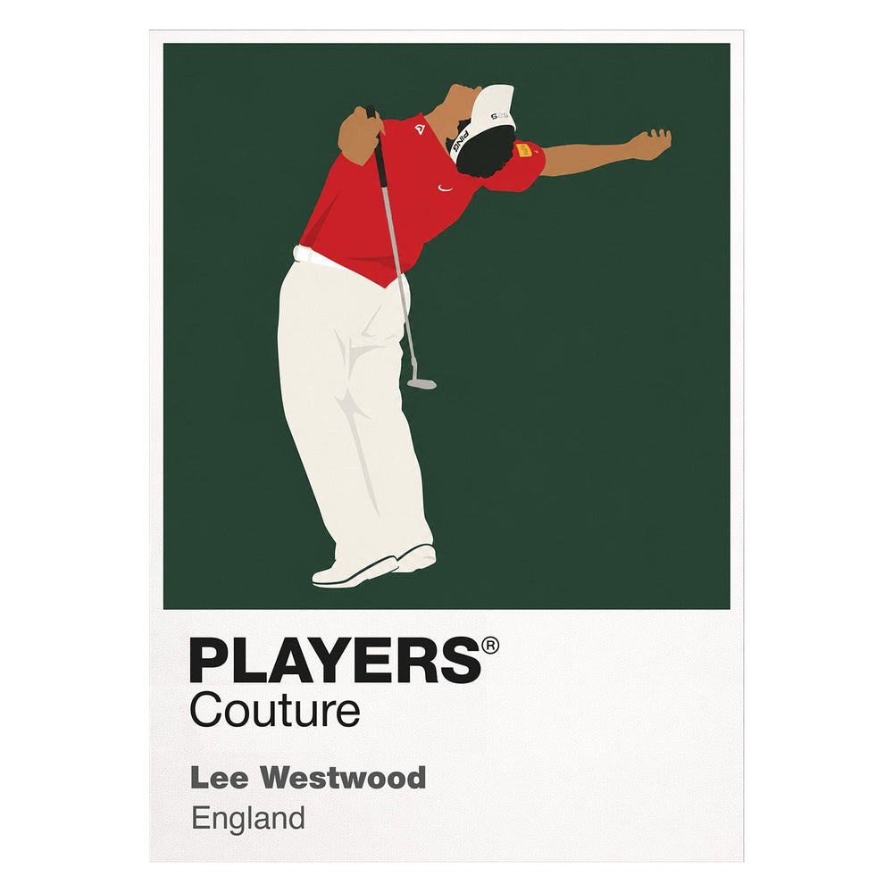 Lee Westwood Golf Icon Frame Men's Polo Shirt