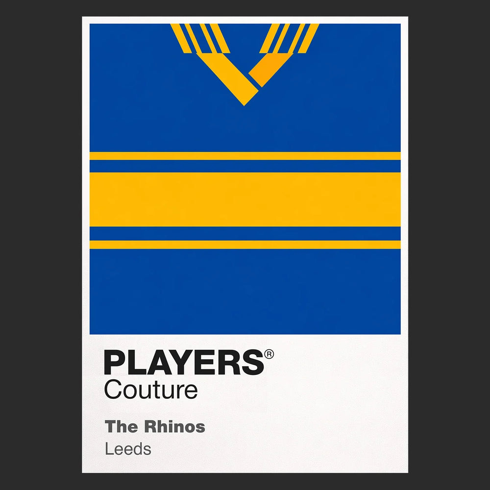 Leeds Rhinos Classic Rugby League Shirt Colours Frame Men's T-Shirt