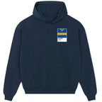 Leeds Rhinos Classic Rugby League Shirt Colours Frame Men's Hoodie
