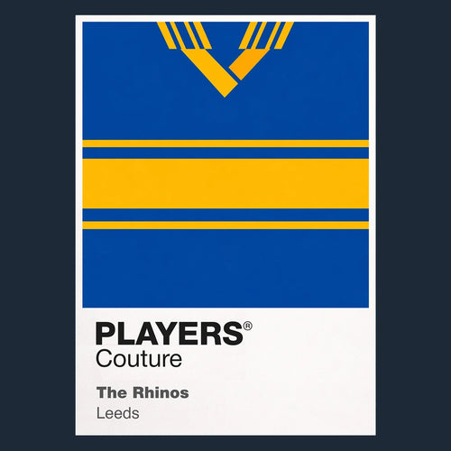 Leeds Rhinos Classic Rugby League Shirt Colours Frame - Icon Design