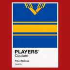 Leeds Rhinos Classic Rugby League Shirt Colours Frame Men's T-Shirt