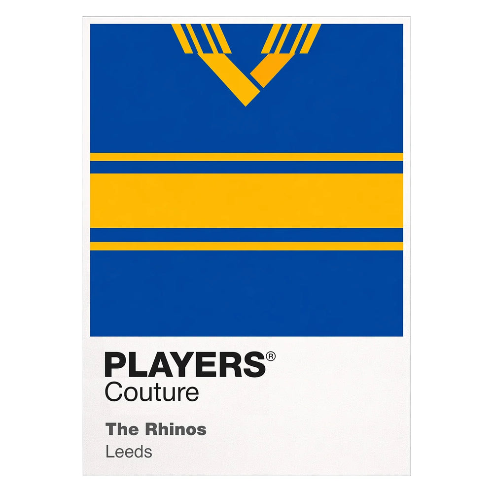 Leeds Rhinos Classic Rugby League Shirt Colours Frame Men's T-Shirt