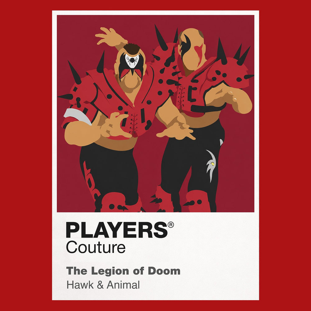 Legion Of Doom Wrestling Icon Frame Men's Hoodie
