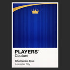 Leicester City Classic Football Shirt Colours Frame Men's T-Shirt – black close-up detail shot of the Leicester City Players