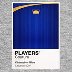 Leicester City Classic Football Shirt Colours Frame Men's T-Shirt – grey close-up detail shot of the Leicester City Players
