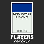 Leicester City Monopoly Card hoodie – black men's hoodie with white Leicester City Monopoly Card letters and Players Couture