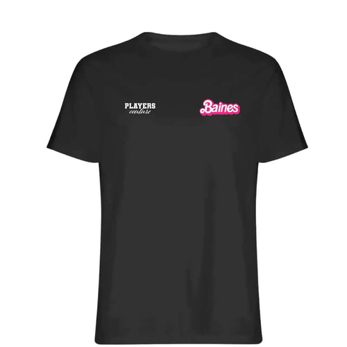 Leighton Baines t-shirt – black men's t-shirt featuring the Leighton Baines Players Couture logo