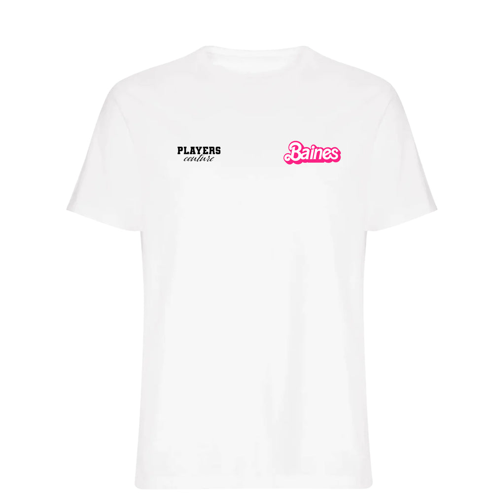 Leighton Baines Logo Players Couture Mens T-Shirt White