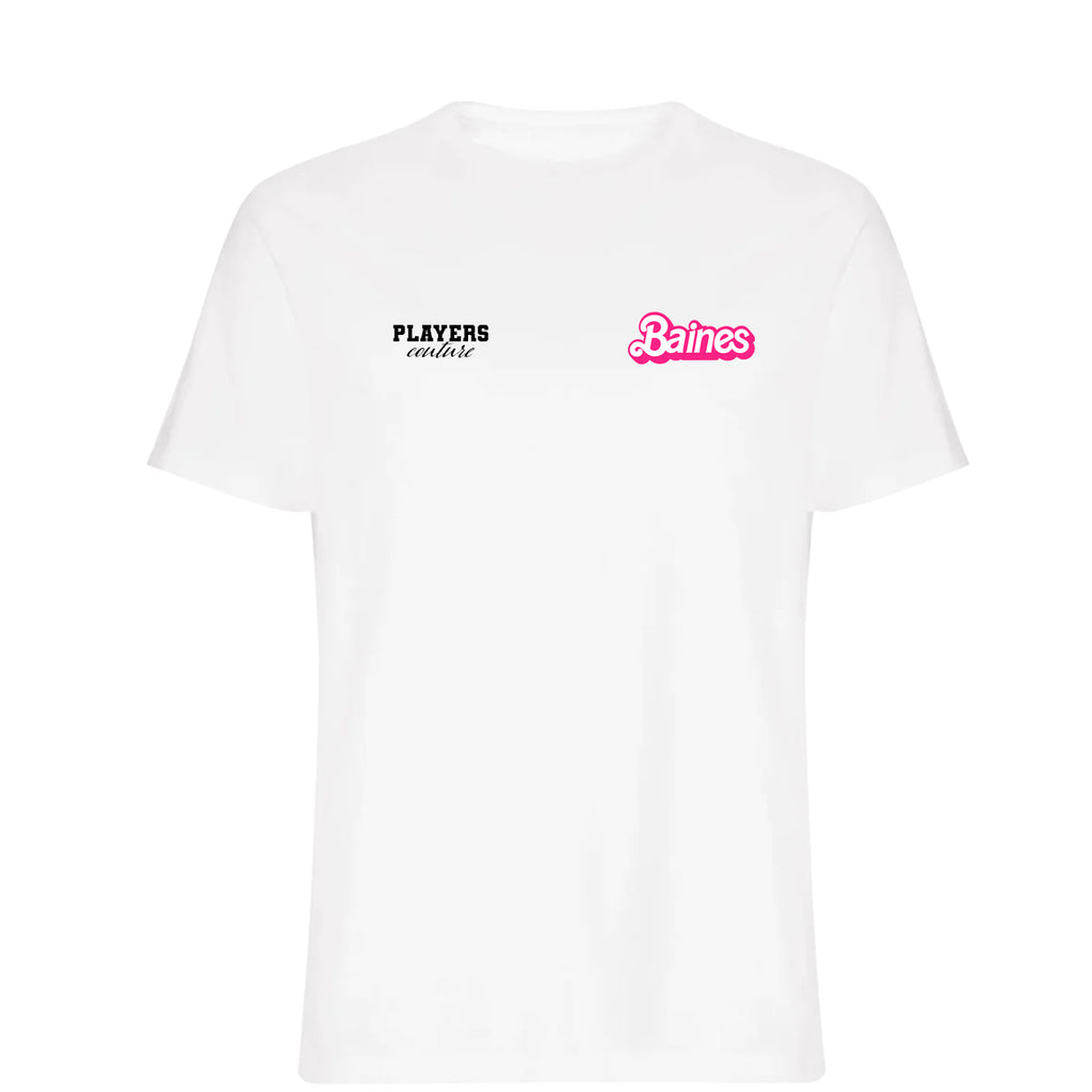 Leighton Baines Logo Players Couture Mens T-Shirt White