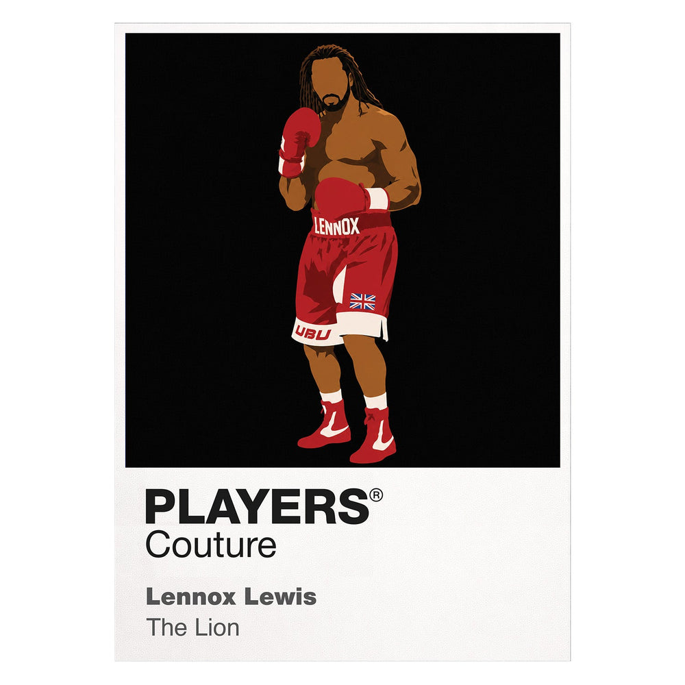 Lennox Lewis Boxing Icon Frame - Icon Design