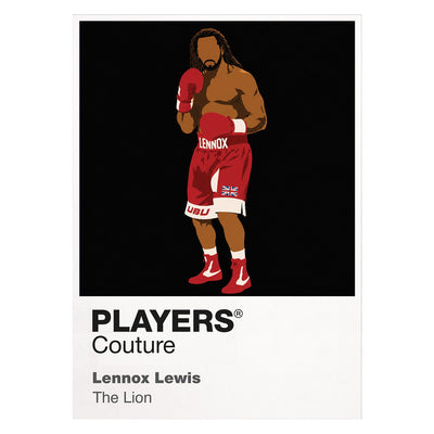 Lennox Lewis Boxing Icon Frame - Icon Design