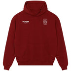 Lennox Lewis hoodie – red men's hoodie featuring the Lennox Lewis Players Couture logo