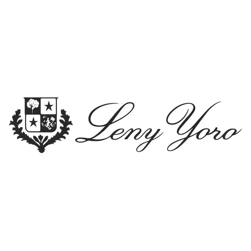 Leny Yoro Logo Men's Hoodie – white close-up detail shot of the Leny Yoro Players Couture logo design