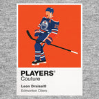 Leon Draisaitl Oilers Ice Hockey Icon Frame Men's T-Shirt – image 7