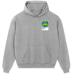 Leonardo Colour hoodie – grey men's hoodie featuring the Leonardo Colour Players Couture logo